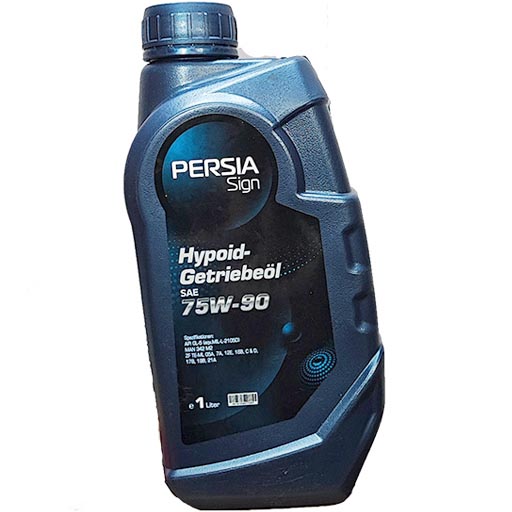 روغن گیربکس دستی پرشیا ساین 75w90 gl4 تمام سینتتیک حجم یک لیتر