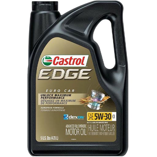 روغن موتور کاسترول 5w30 sn مدل edge تمام سینتتیک حجم پنج لیتر