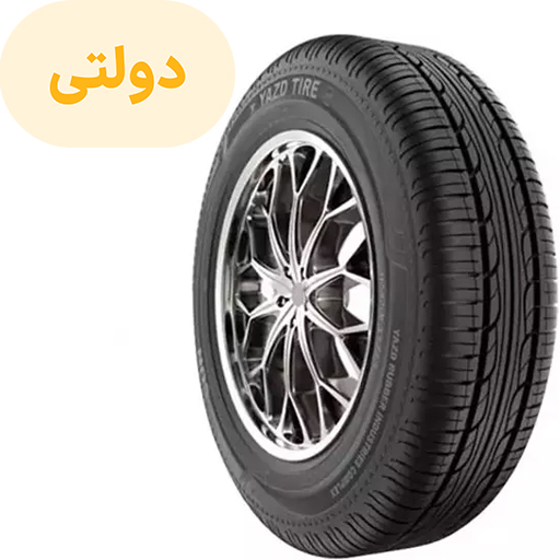 لاستیک یزد سایز 165/65R13 گل سان تک حلقه ای (فروش ویژه قسطی)