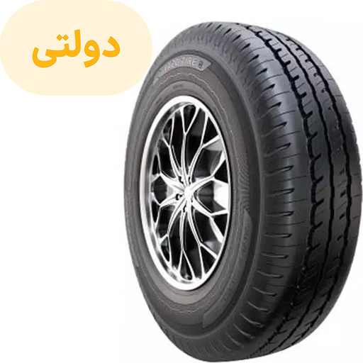 لاستیک یزد سایز 195R14 گل سولار تک حلقه ای (فروش ویژه قسطی)