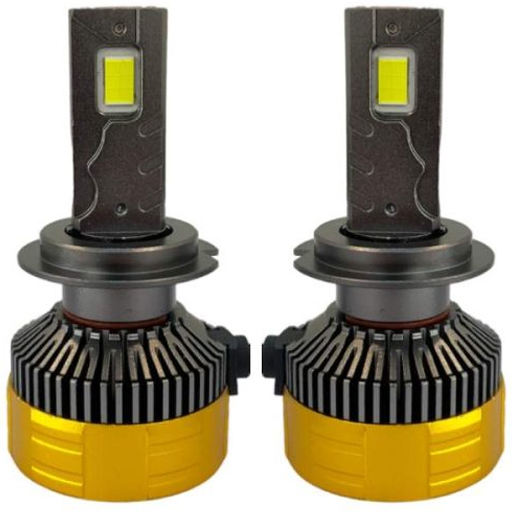 لامپ هدلایت تک پرو q130 plus پایه h7 دو عددی