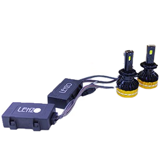 لامپ هدلایت لنزو q220 plus پایه h4 دو عددی