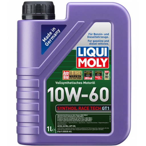 روغن موتور لیکومولی 10W-60 SN مدل SYNTHOIL RACE TECH GT1 پنج لیتری