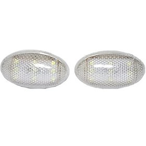 چراغ ال ای دی راهنما روی گلگیر پژو 206 سفید (چپ و راست)