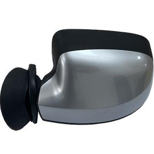 آینه بغل پرستیژ ال 90 نیکو پارت قابدار نقره ای چپ