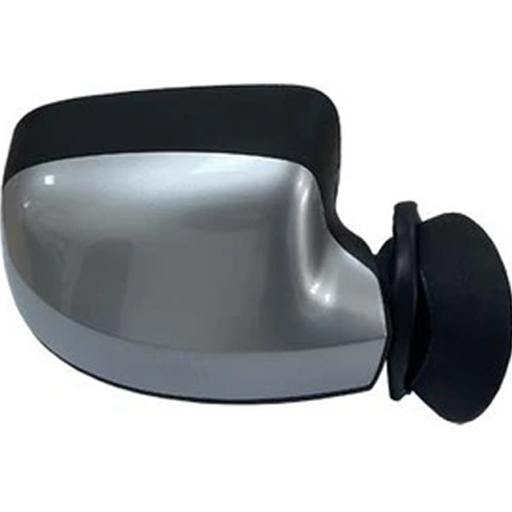 آینه بغل پرستیژ ال 90 نیکو پارت قابدار نقره ای راست