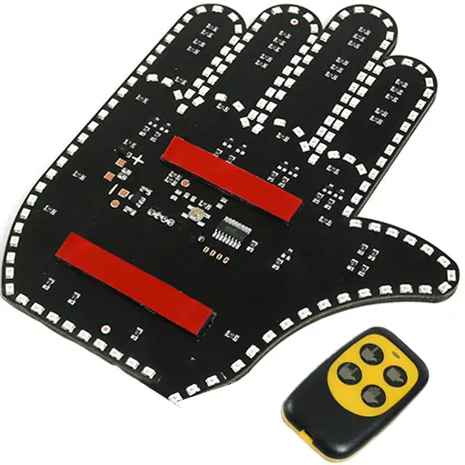 ال ای دی طرح دست 4 حالته ریموت دار ال ای دی طرح دست 4 حالته ریموت دار