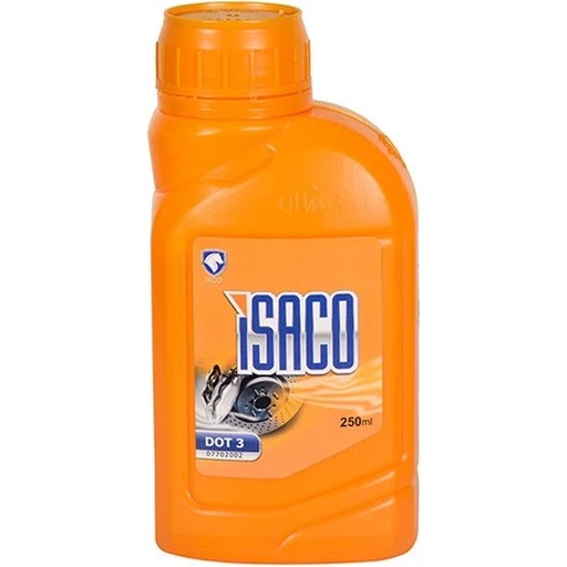 روغن ترمز هایما S7 ایساکو مدل DOT3 زرد 250 میلی لیتر 770200202