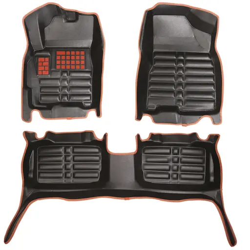 کفپوش ام وی ام X22 پنج بعدی مشکی با نوار مارون