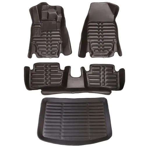 مجموعه کفپوش رنو کپچر پنج بعدی مشکی