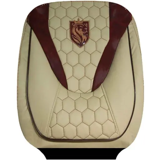 روکش صندلی پژو پارس سوشیانت چرم مدل انزو طرح چوب کرم روکش صندلی پژو پارس سوشیانت چرم مدل انزو طرح چوب کرم