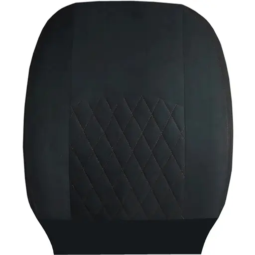 روکش صندلی شاهین سوشیانت مخمل مدل فابریک مشکی دوخت مشکی