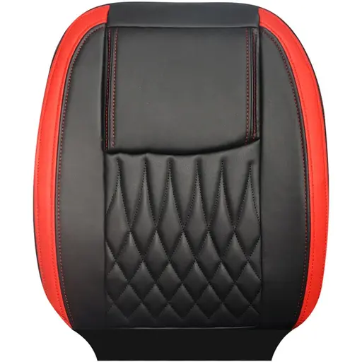 روکش صندلی پژو405 سوشیانت چرم مدل نیل مشکی نوار قرمز روکش صندلی پژو405 سوشیانت چرم مدل نیل مشکی نوار قرمز