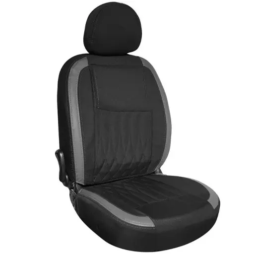 روکش صندلی پژو405 سوشیانت جودون مدل نیل مشکی نوار طوسی روکش صندلی پژو405 سوشیانت جودون مدل نیل مشکی نوار طوسی