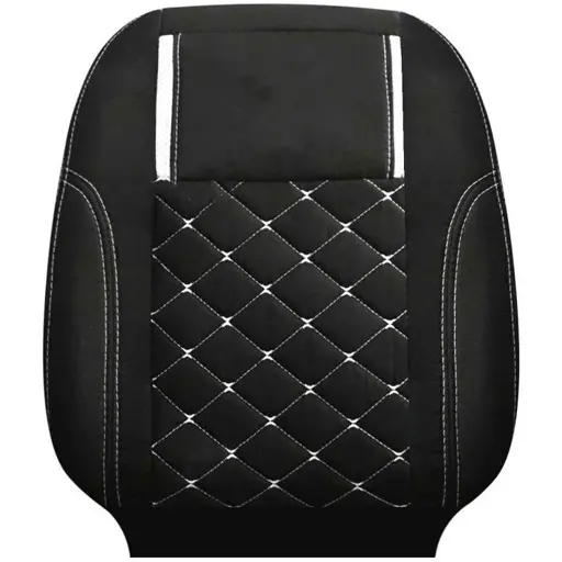 روکش صندلی پژو پارس سوشیانت جودون مدل دیسکی مشکی دوخت سفید روکش صندلی پژو پارس سوشیانت جودون مدل دیسکی مشکی دوخت سفید