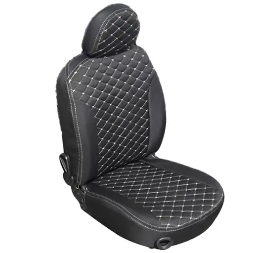 روکش صندلی تیبا 2 سوشیانت تیار مدل آبشار مشکی دوخت سفید روکش صندلی تیبا 2 سوشیانت تیار مدل آبشار مشکی دوخت سفید