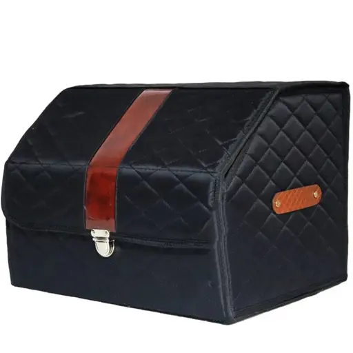 جعبه نظم دهنده تاشو صندوق خودروسوشیانت مدل TOM نوار طرح چوب