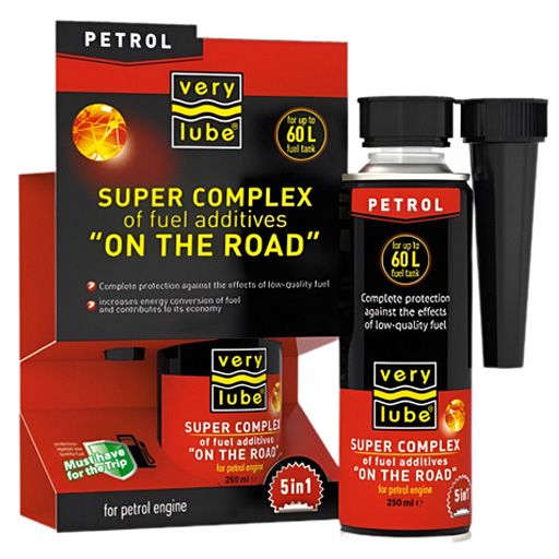 مکمل سوخت 5 کاره اکسادو مدل VERYLUBE SUPER COMPLEX 250 میلی لیتر مکمل سوخت 5 کاره اکسادو مدل VERYLUBE SUPER COMPLEX 250 میلی لیتر