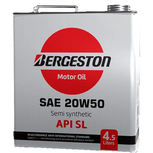 روغن موتور برجستون مدل SL 20W50 حجم 4.5 لیتری