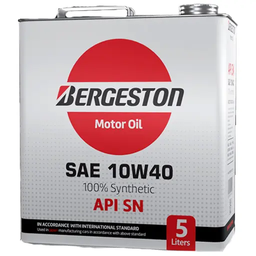 روغن موتور برجستون مدل SN 10W40 پنج لیتری