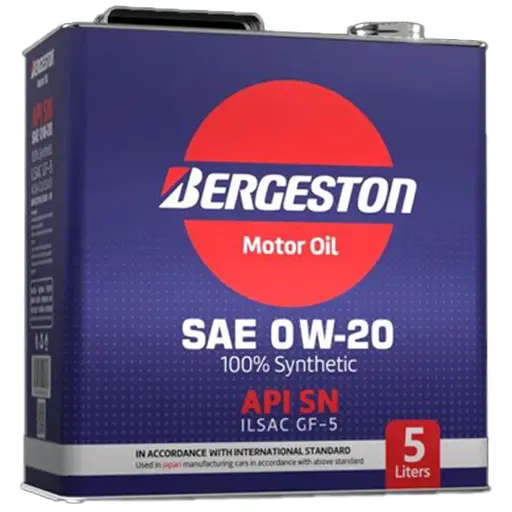 روغن موتور برجستون مدل SN 0W20 پنج لیتری
