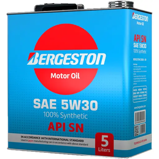 روغن موتور برجستون مدل SN 5W30 پنج لیتری