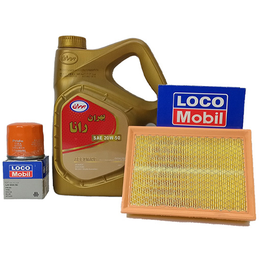 پکیج تعویض روغن پراید بهران قبل از 92 (طلایی)