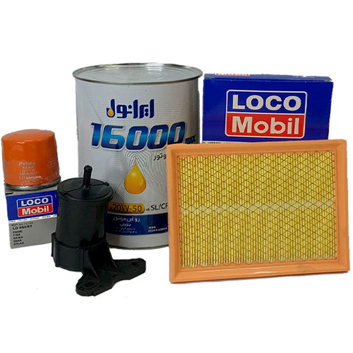 پکیج تعویض روغن پراید ایرانول با صافی بنزین قبل از 92 (استاندارد)