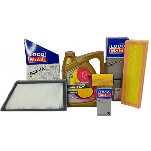 پکیج تعویض روغن پژو 206 تیپ 2 اسپیدی با فیلتر کابین قبل از 85 (اقتصادی)