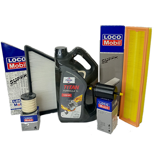 پکیج تعویض روغن پژو 206 تیپ 5 فوکس با صافی بنزین (استاندارد)