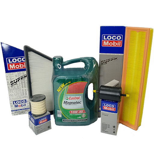 پکیج تعویض روغن پژو 207 کاسترول با صافی بنزین (طلایی)