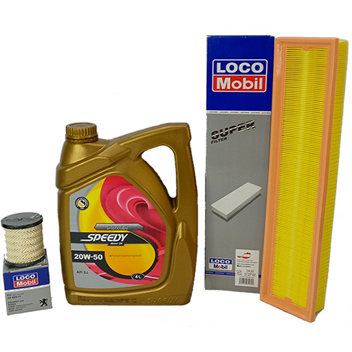 پکیج تعویض روغن پژو 206 تیپ 2 اسپیدی 85 به بعد (اقتصادی)