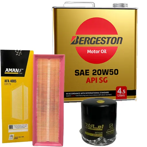 پکیج تعویض روغن سمند xu7 برجستون ( طلایی )