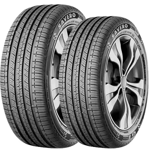 لاستیک جی تی رادیال 215/60r17 گل SAVERO SUV دو حلقه ای