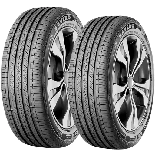 لاستیک جی تی رادیال 215/55r18 گل SAVERO SUV دو حلقه ای