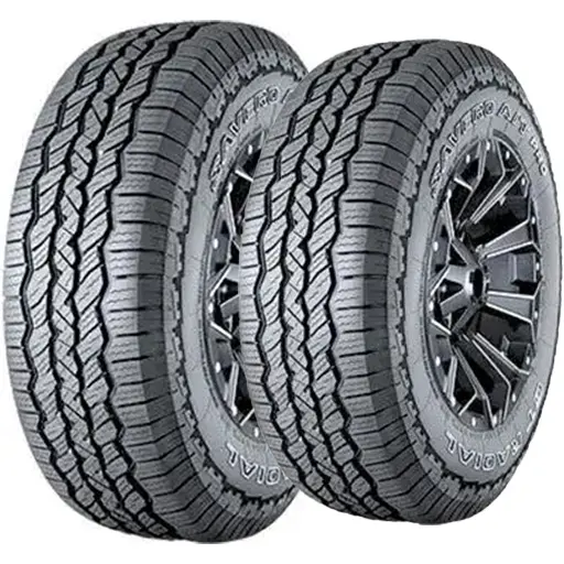 لاستیک جی تی رادیال 31/10.5r15 گل SAVERO A/T PRO دو حلقه ای