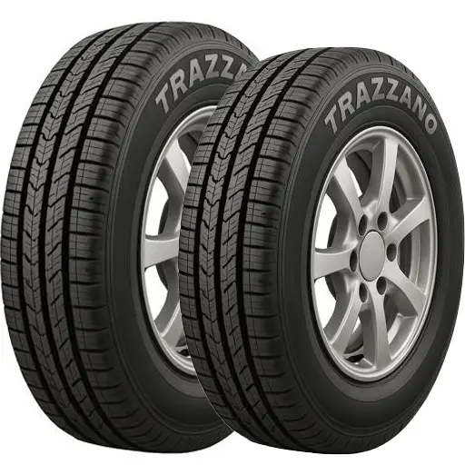 لاستیک ترازانو سایز 195/60r14 گل t-118 دو حلقه ای