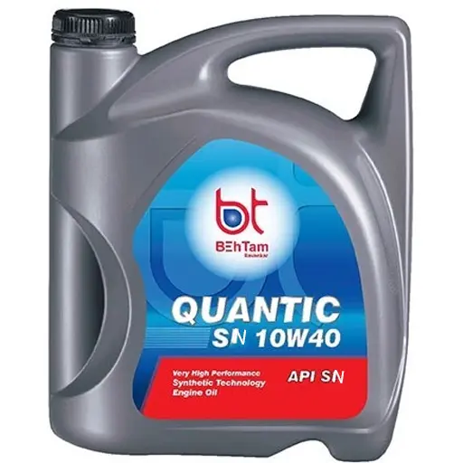 روغن موتور بهتام طرح توتال 10w40 sn تمام سینتیتیک پنج لیتری