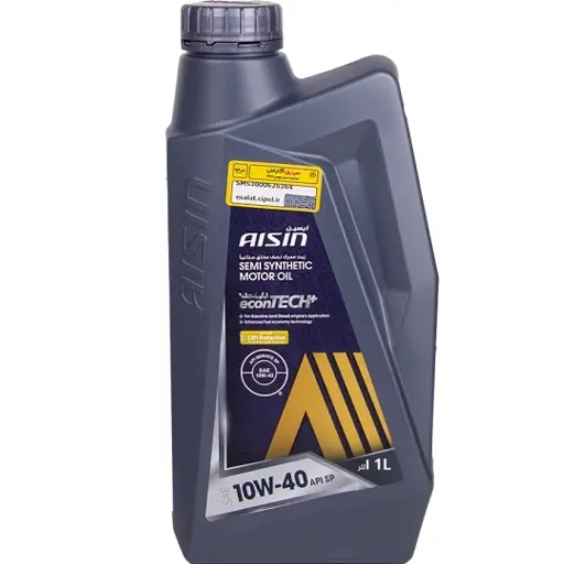روغن موتور آیسین 10w40 sn plus تمام سینتیتیک یک لیتری
