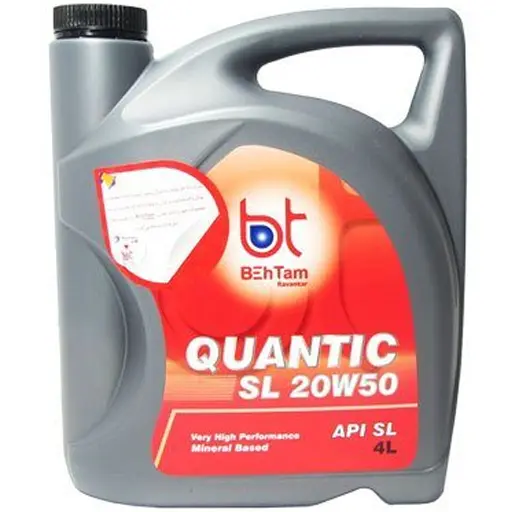 روغن موتور بهتام طرح توتال 20w50 sl نیمه سینتیتیک چهار لیتری