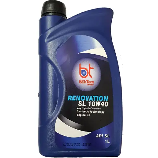 روغن موتور رنو طرح الف 10w40 sl نیمه سینتیتیک یک لیتری