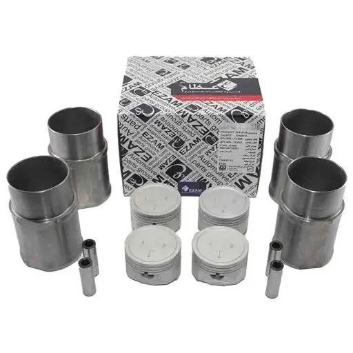 پیستون روآ سایز 020 با خار و گژن پین عظام بدون رینگ چهار عددی 3107052