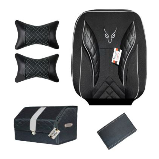 ست کامل روکش صندلی پراید 111 سوشیانت مدل تورنتو طوسی