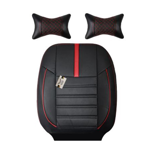 روکش صندلی کوییک سوشیانت مدل آوا چرمی به همراه پشت گردنی قرمز