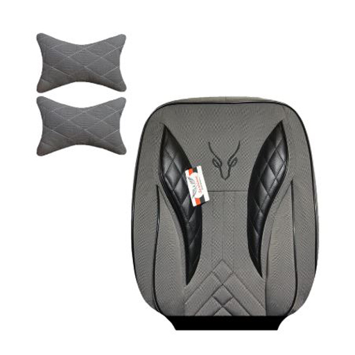 روکش صندلی کوییک سوشیانت مدل تورنتو به همراه پشت گردنی طوسی