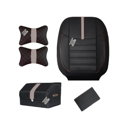 ست کامل صندلی کوییک سوشیانت مدل R چرمی طوسی