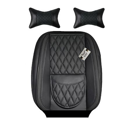 روکش صندلی کوییک سوشیانت مدل turin چرمی به همراه پشت گردنی مشکی