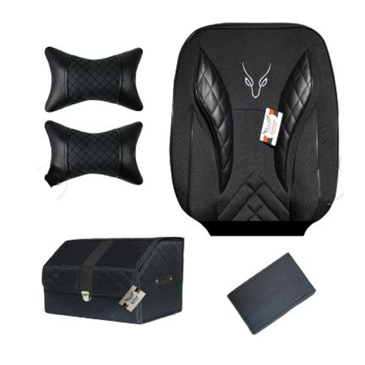 ست کامل روکش صندلی پراید 111 سوشیانت مدل تورنتو مشکی