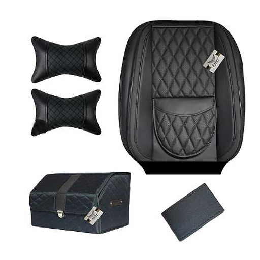 ست کامل روکش صندلی کوییک سوشیانت مدل turin مشکی