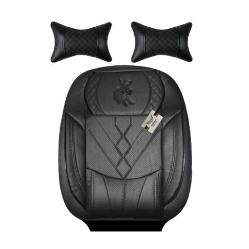 روکش صندلی کوییک سوشیانت مدل vip چرمی به همراه پشت گردنی مشکی